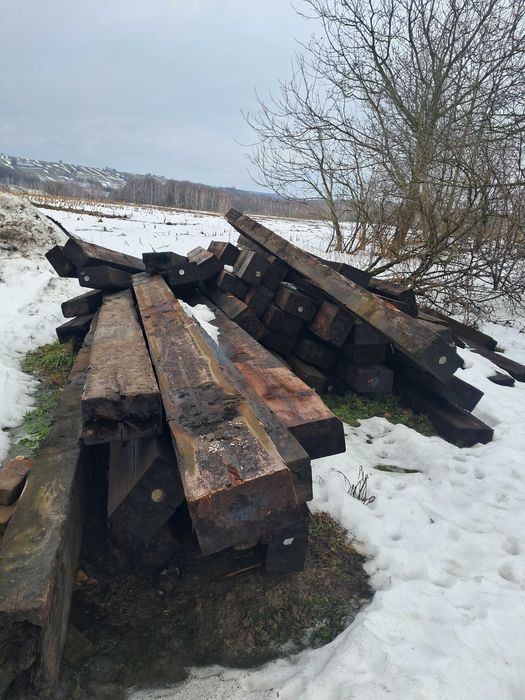 Słupy smołowane 26x16x420