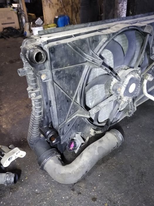 Chłodnica klimy wody intercooler wentylator VW audi 1.9tdi 2.0tdi komp