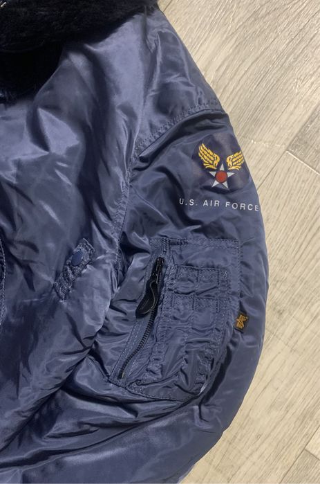 Alpha industries b-15 vintage бомбер cwu-45 ma-1