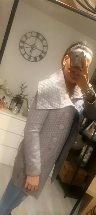 Płaszczyk bombka s cropp odcienie fioletu