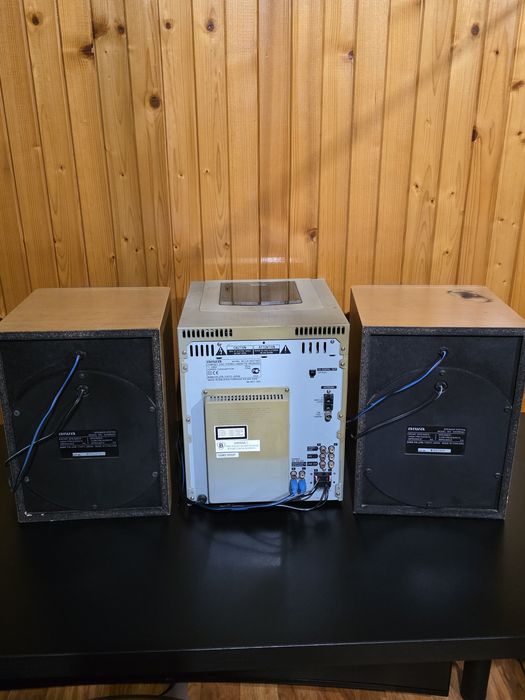 Wieża AIWA NSX-SZ73 Z Kolumnami Tuner Radio CD Kaseciak