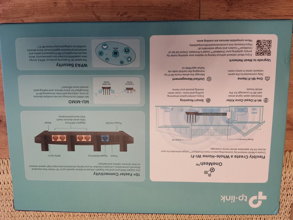 TP-Link Archer C6 AC1200 + 3 switches