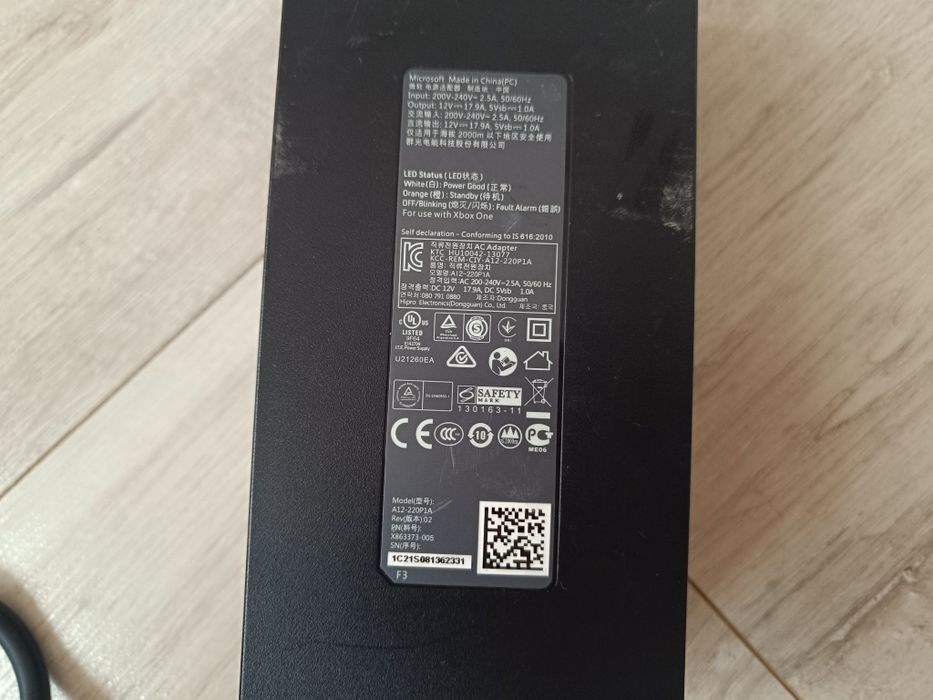 Zasilacz Xbox One oryginalny Microsoft