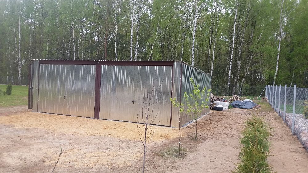 Garaż blaszak 6x5 Garaż blaszany Garaże blaszaki Różne 7x6 6x6 3x5 6x8