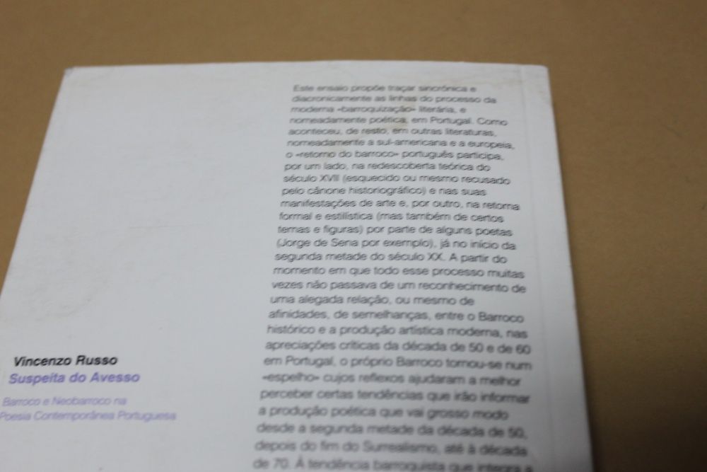 Suspeita do Avesso// Vincenzo Russo