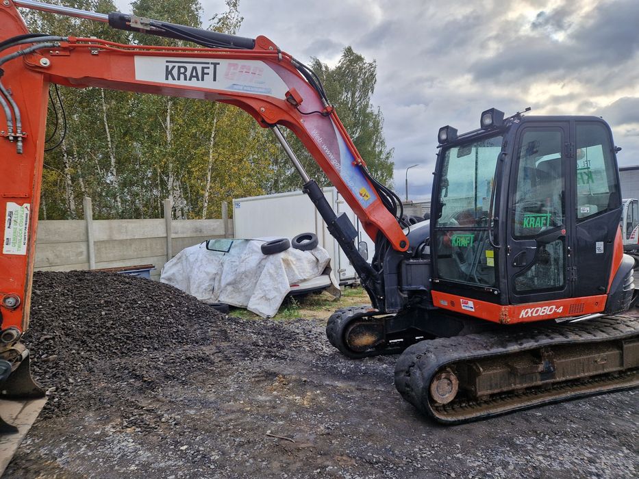 Kubota kx080-4, 2015r, sprowadzona