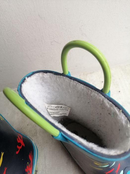 Резинові чоботи 22 р, утеплені