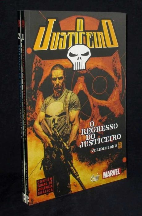 Livros BD O Regresso do Justiceiro 1 e 2 Devir Marvel