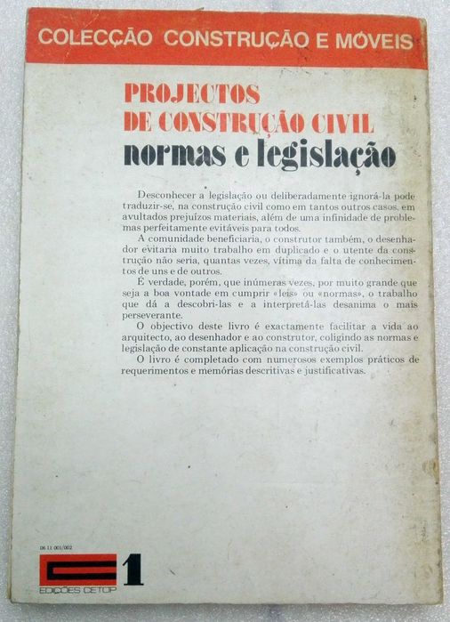 Livro Projectos de Construção Civil – Normas e Legislação