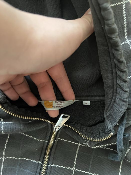 Sk8 y2k Vintage широкая Зип худи Carhartt