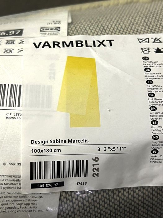 Dois tapetes IKEA Varmblixt
