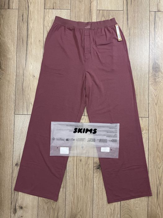 Skims Boyfriend Loose Pant Beet M spodnie