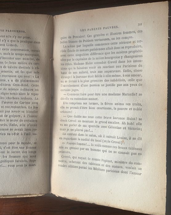 La Cousine Bette. Les Parents I Pauvres.