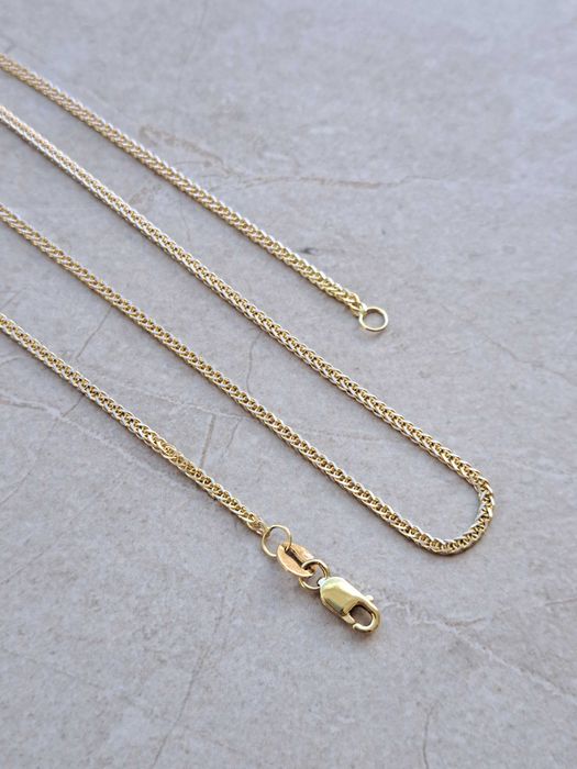 Złoty łańcuszek 60 cm Lisi Ogon 14K pr. 585 Piękny Polecam !