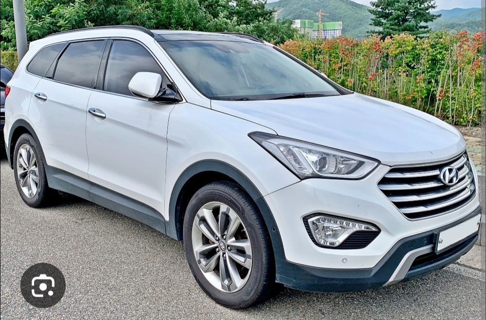 Вставки ручек салонна + подстаканник Hyundai Santafe
