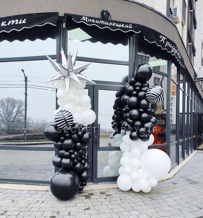 Відкриття закладу оформлення шарами кульками