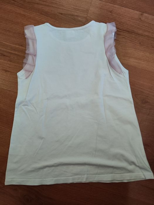T-shirt branca de menina da Ativo