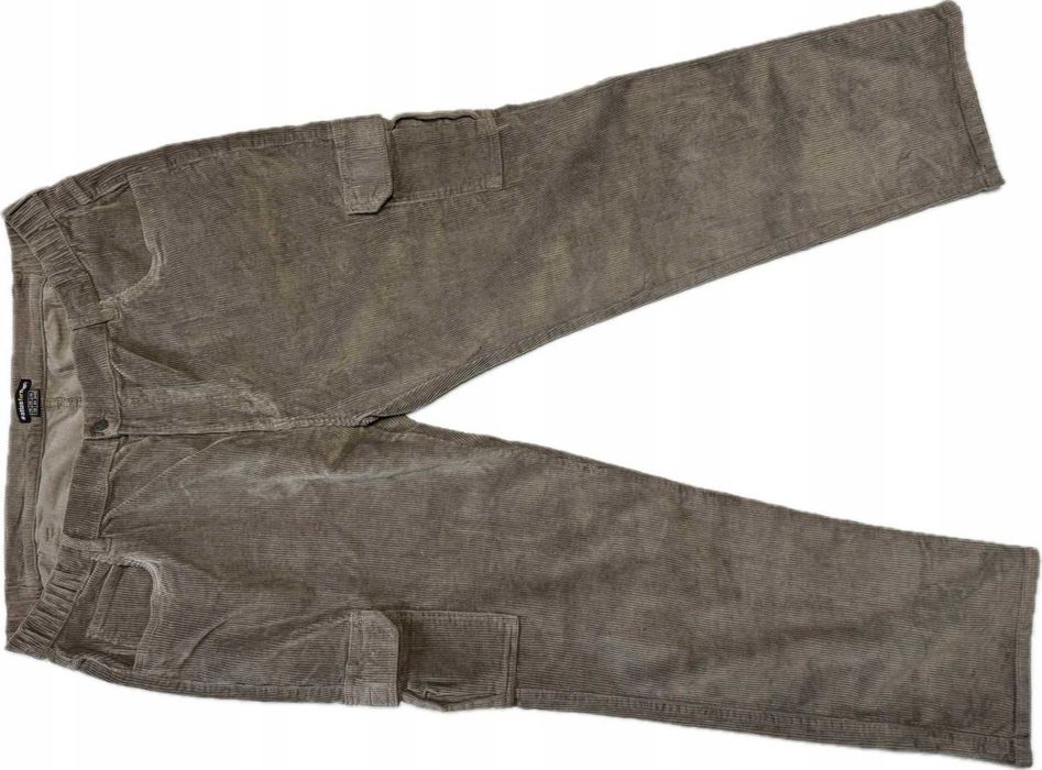 ATLAS FOR MEN 64 W42 L33 PAS 108 sztruks ciepłe bojówki stretch