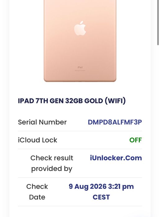 Tablet Apple Ipad 7