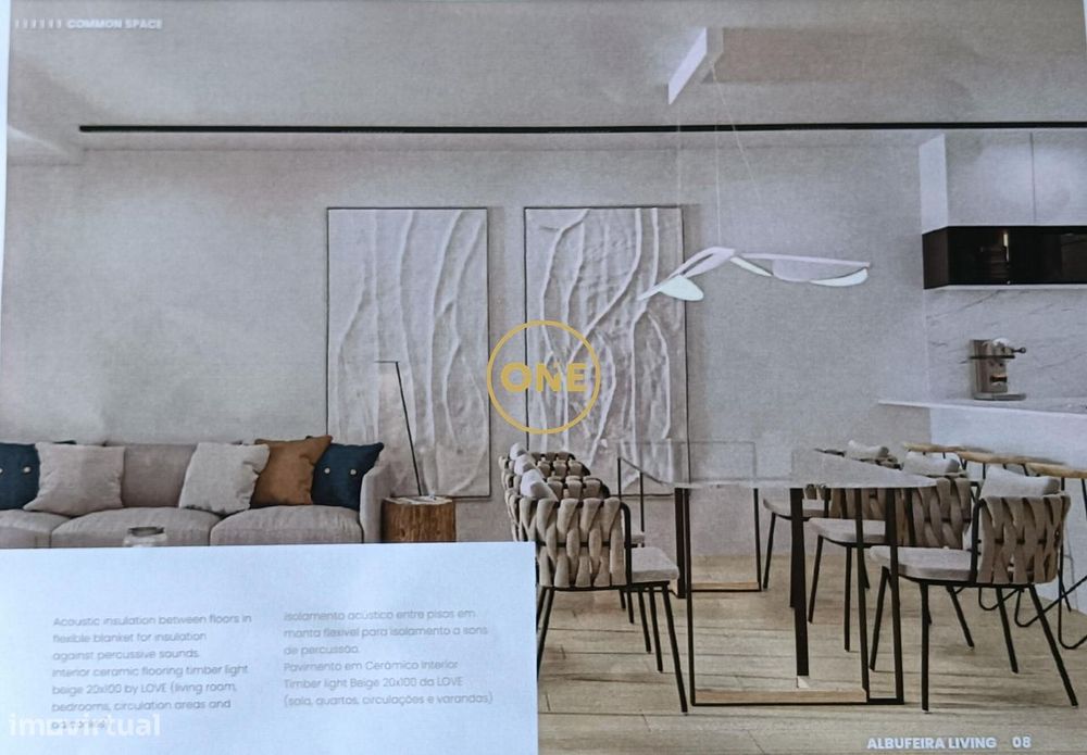 Apartamento T1 com piscina no rooftop, a 5 min a pé da praia da Oura -