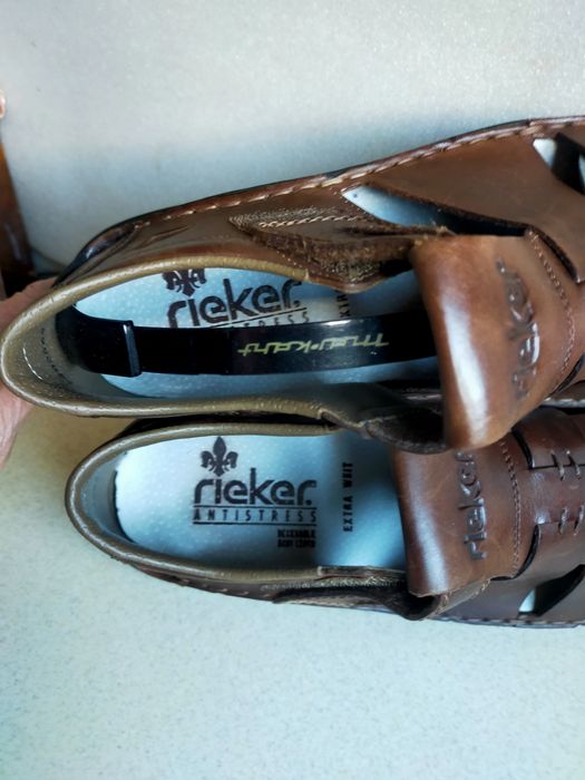 Buty Sandały półbuty Rieker 42 skórzane