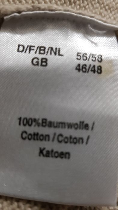 Bawełniany sweter męski XXL