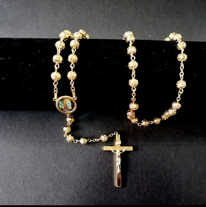 Różaniec z Lourdes przepiękny delikatny Olsztyn • OLX.pl