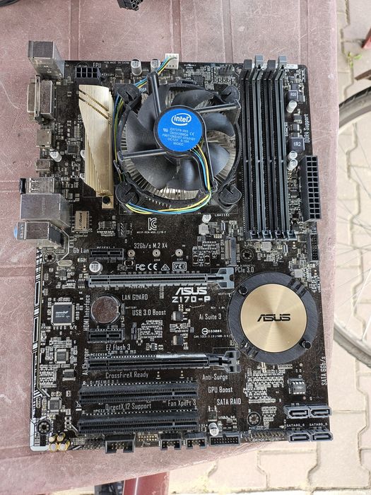 Plyta asus 170Z - P z procersorem intel core I5 6400  2,7 GHz
