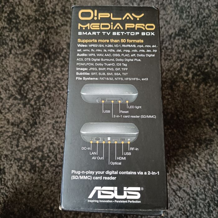 Smart TV set-top box ASUS O!Play