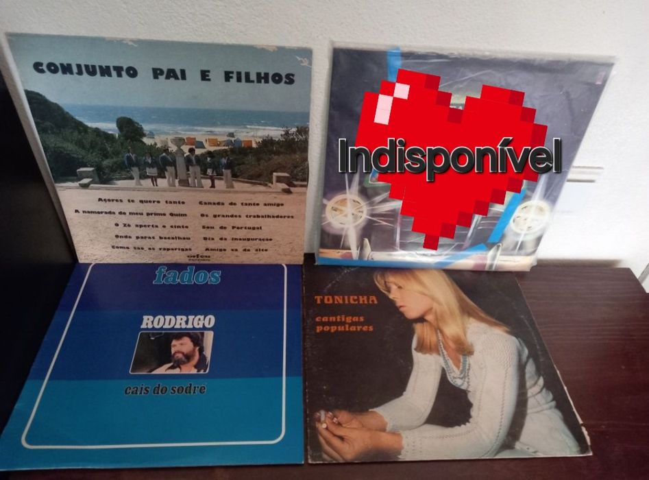 Discos de Vinil grandes.