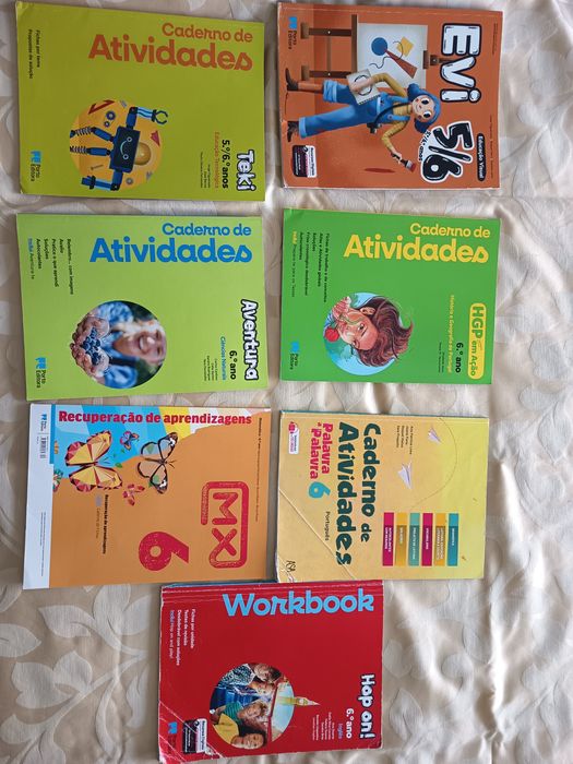 Cadernos de atividades do 5/6 ano