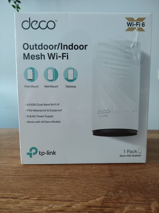 Маршрутизатор TP-LINK Deco X50-Outdoor (1-pack) MESH система WiFi6 / AX3000 / 1Гбіт/с