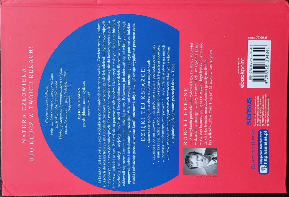 'Prawa ludzkiej natury' Robert Greene