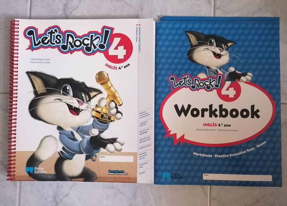 Let's rock Inglês 4°ano - manual + workbook professor