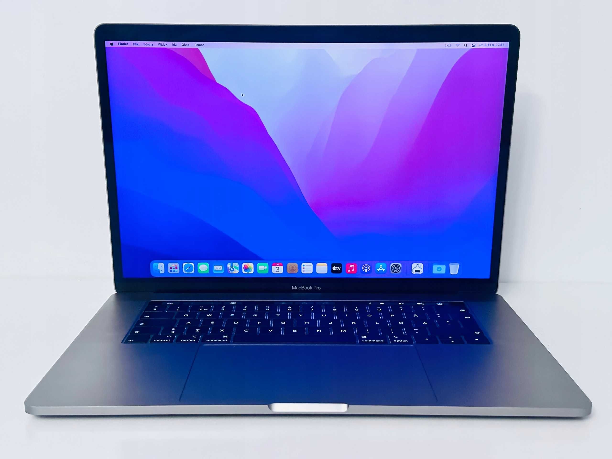 Apple MacBook Pro 15 2018 i7 16GB RAM 256GB SSD Space Gray Wroc aw rodmie cie OLX.pl