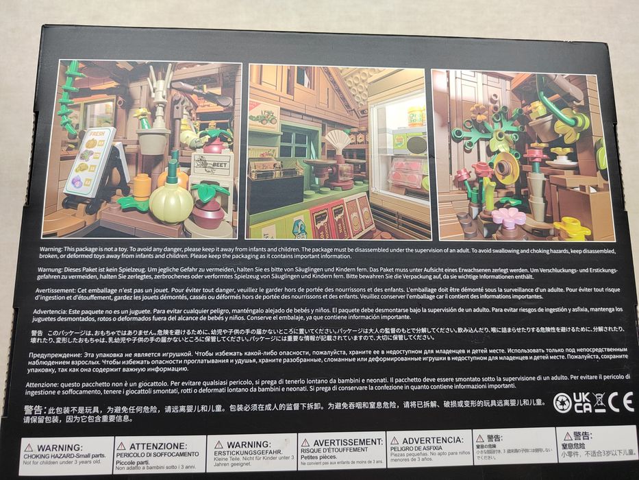 Klocki lego farma oświetlenie