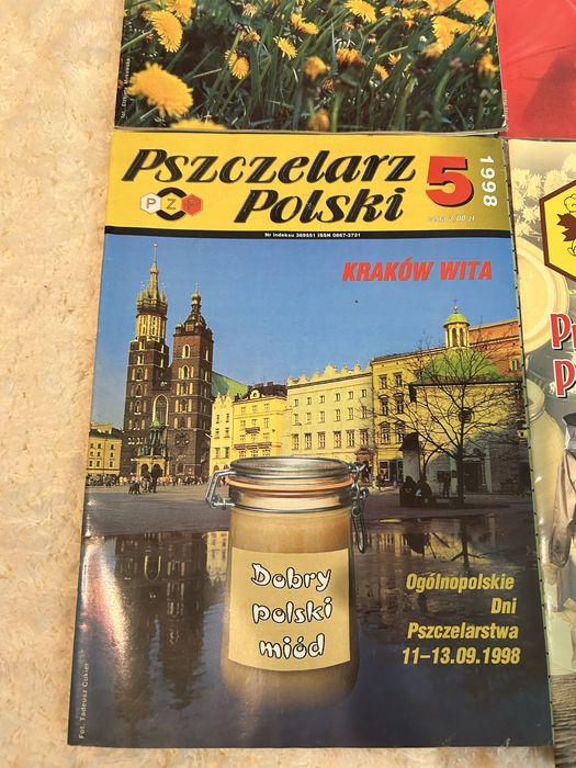 Czasopismo Pszczelarz Polski 1998 nr 2,4,5 + katalog gratis