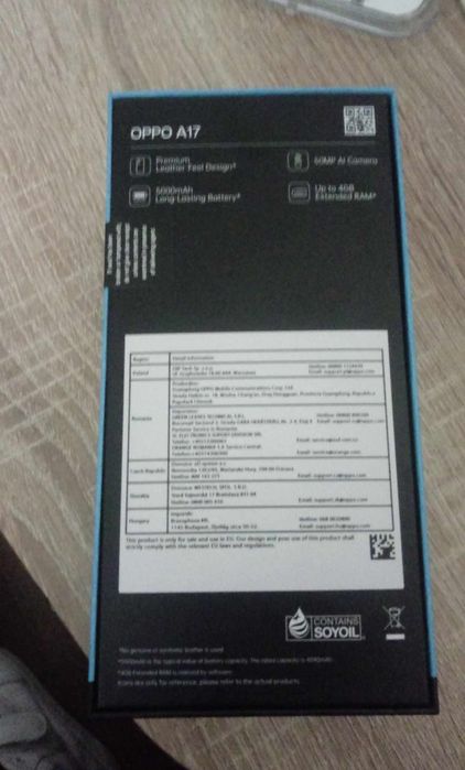 Nowy zapakowany Oppo a17 64Gb