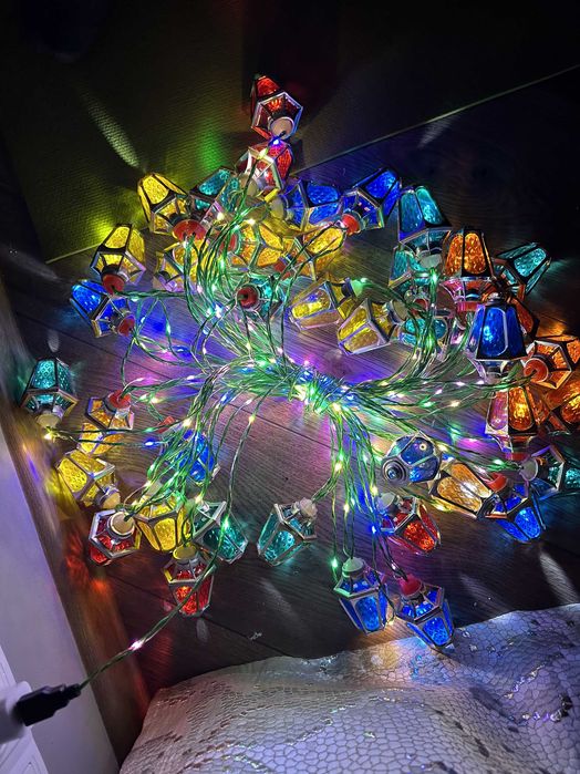 Подарок для девушки. Гирлянда СССР Радуга-1 LED 20м