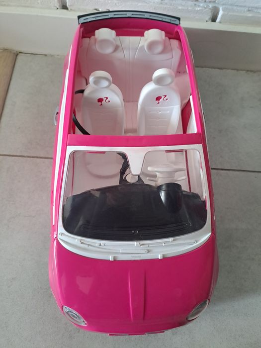 Samochód Barbie Mattel Fiat 500 Cabrio