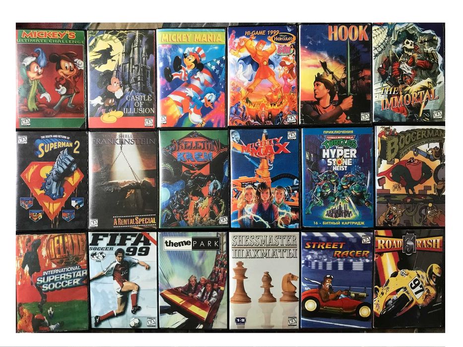 SEGA Середній бокс Mortal Kombat Battletoads для приставок mega drive