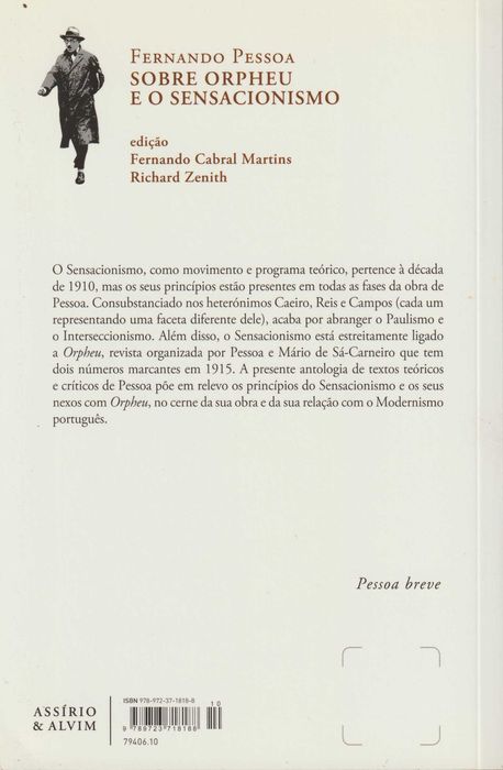 Sobre Orpheu e o Sensacionismo - Fernando Pessoa