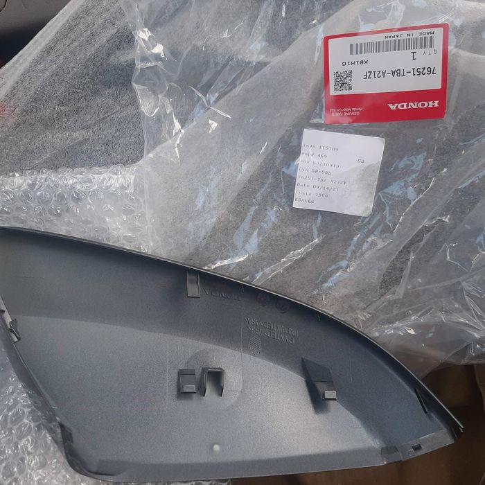 Накладка лівого дзеркала honda 2018- , 76251-TBA-A21ZF