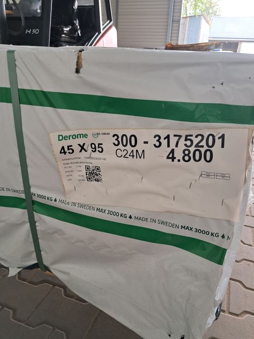 Drewno budowlane konstrukcyjne C24 suche strugane