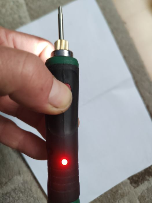 Lutownica akumulatorowa Parkside 4b3a stan idealny