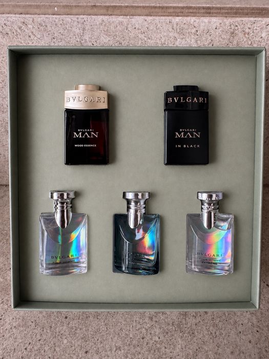 Luksusowy Zestaw Miniaturek Perfum Męskich Bvlgarii