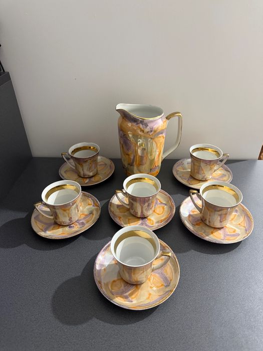 Zestaw kawowy porcelanowy Wałbrzych