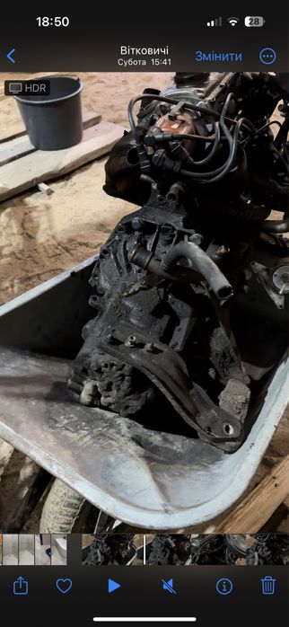 Продам мотор у зборі з коробкою.