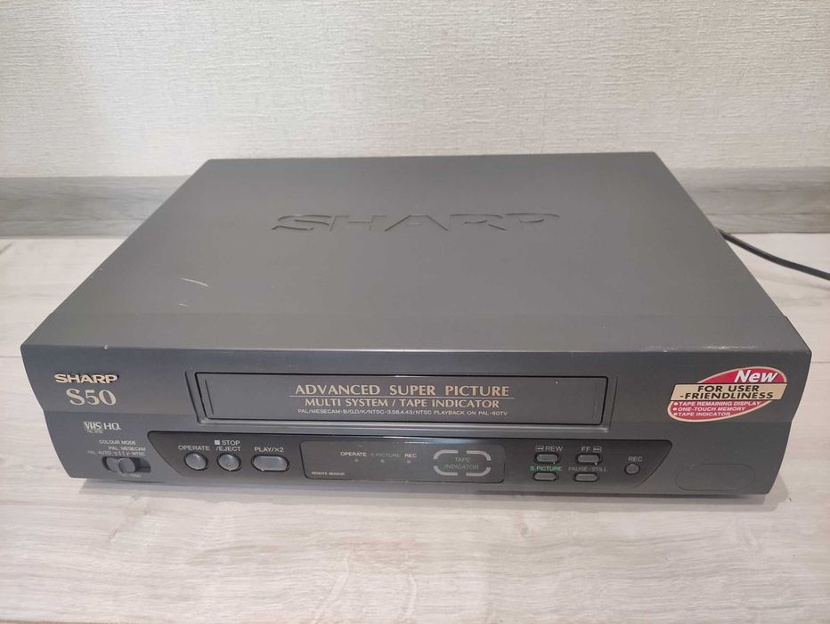 Продам видеомагнитофон Sharp VC-S50 с пультом ДУ