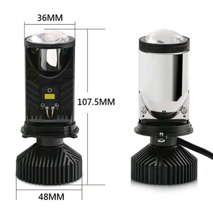 Лампи H4  BI-Led Y6  міні лінзи  для авто, мото  транспорту